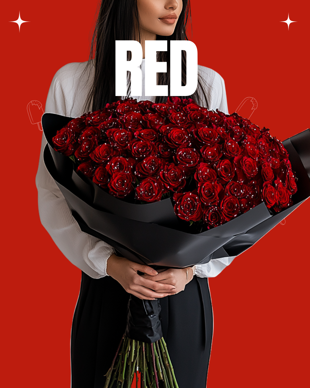 الأحمر اللماع